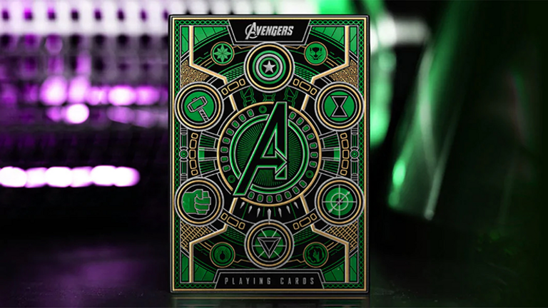 Avengers Green Edition Playing Cards by theory11