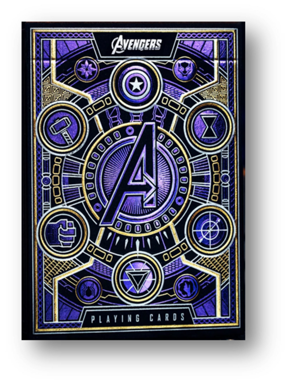 Avengers Infinity Saga (paars) Playing Cards by theory11