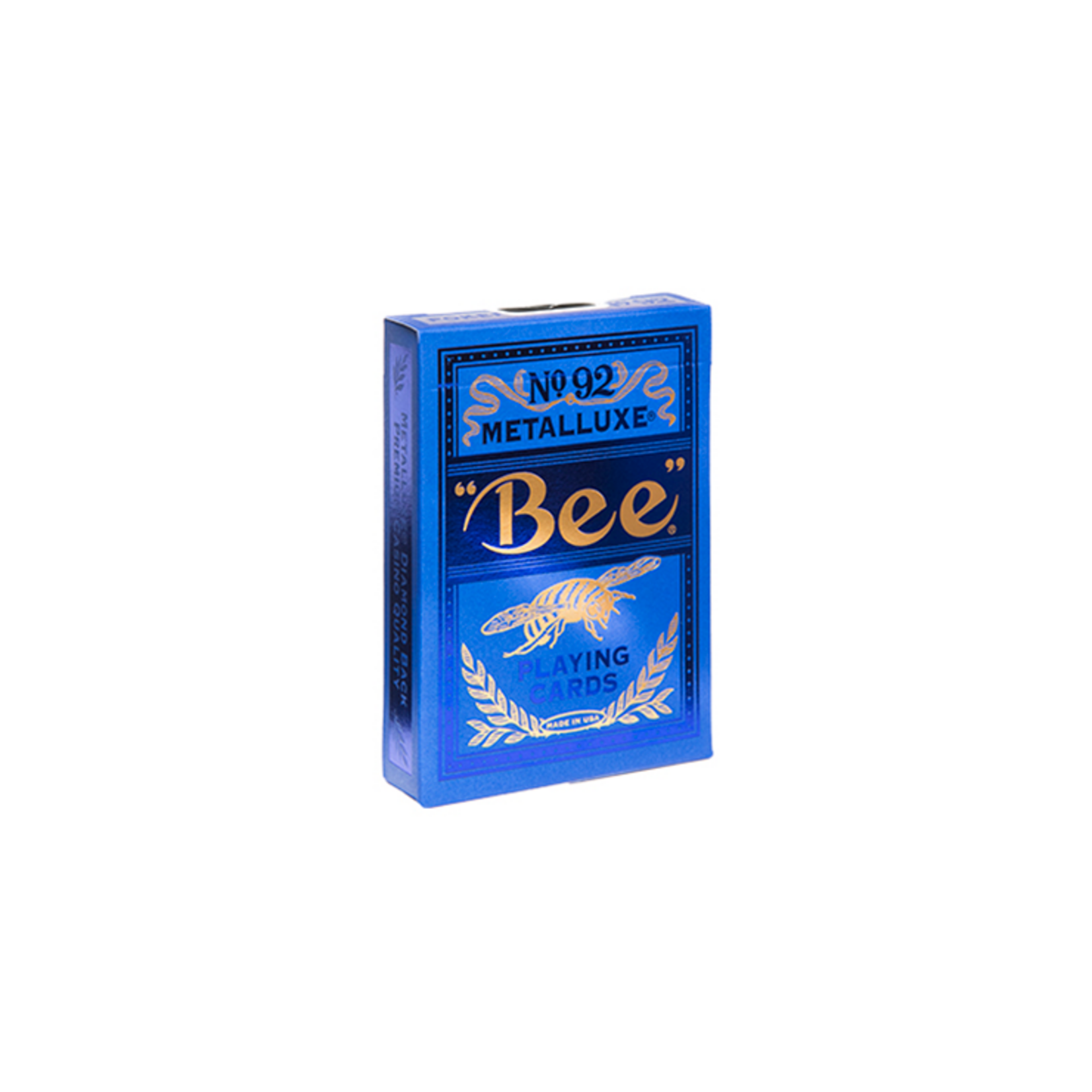 Bee Blue MetalLuxe Playing Cards by US Playing Card