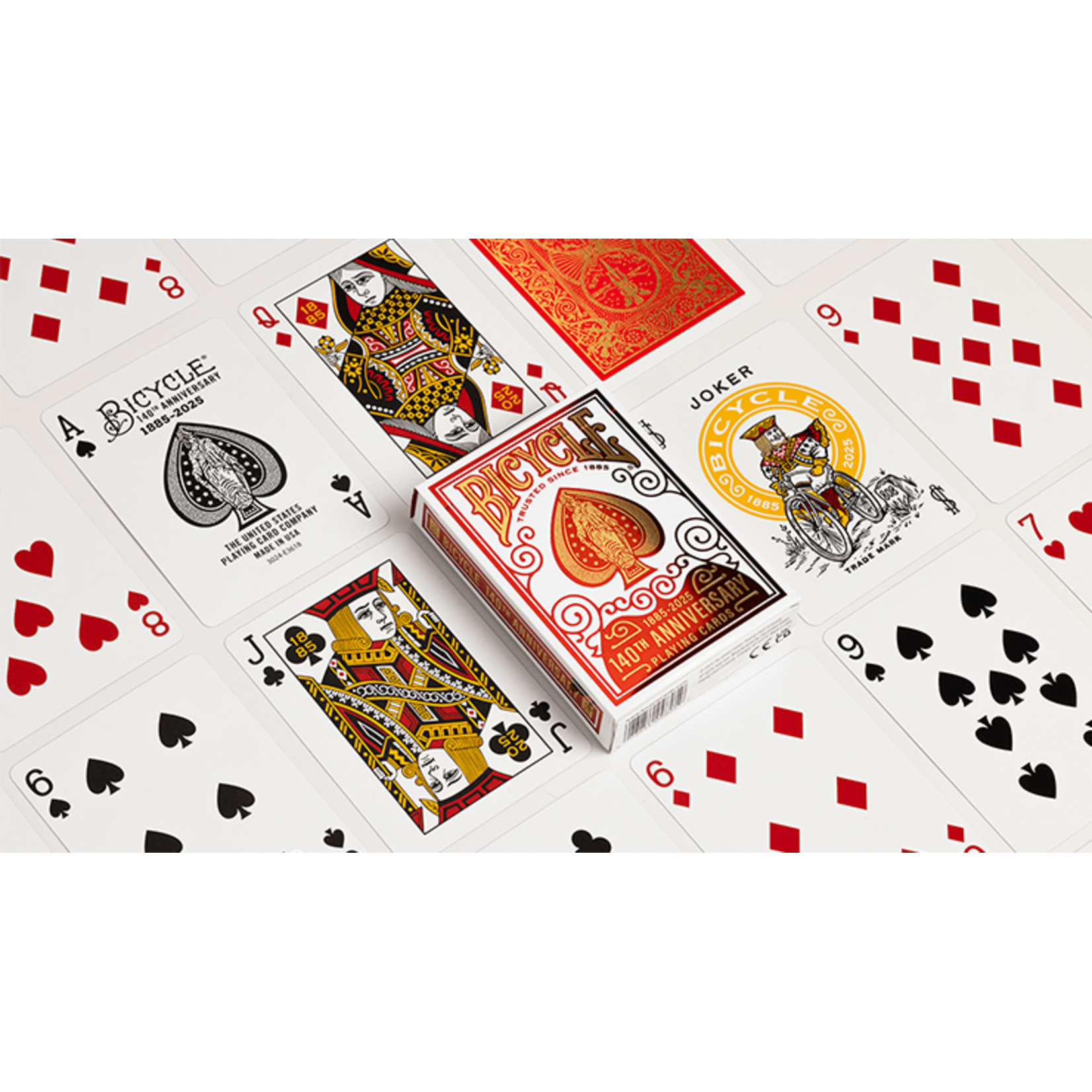 Bicycle Bicycle 140th Anniversary Playing Cards by US Playing Card