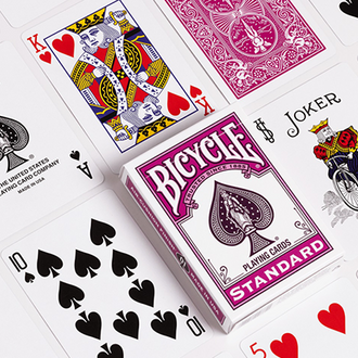 Bicycle Color Series (#1 Berry) Playing Card by US Playing Card Co