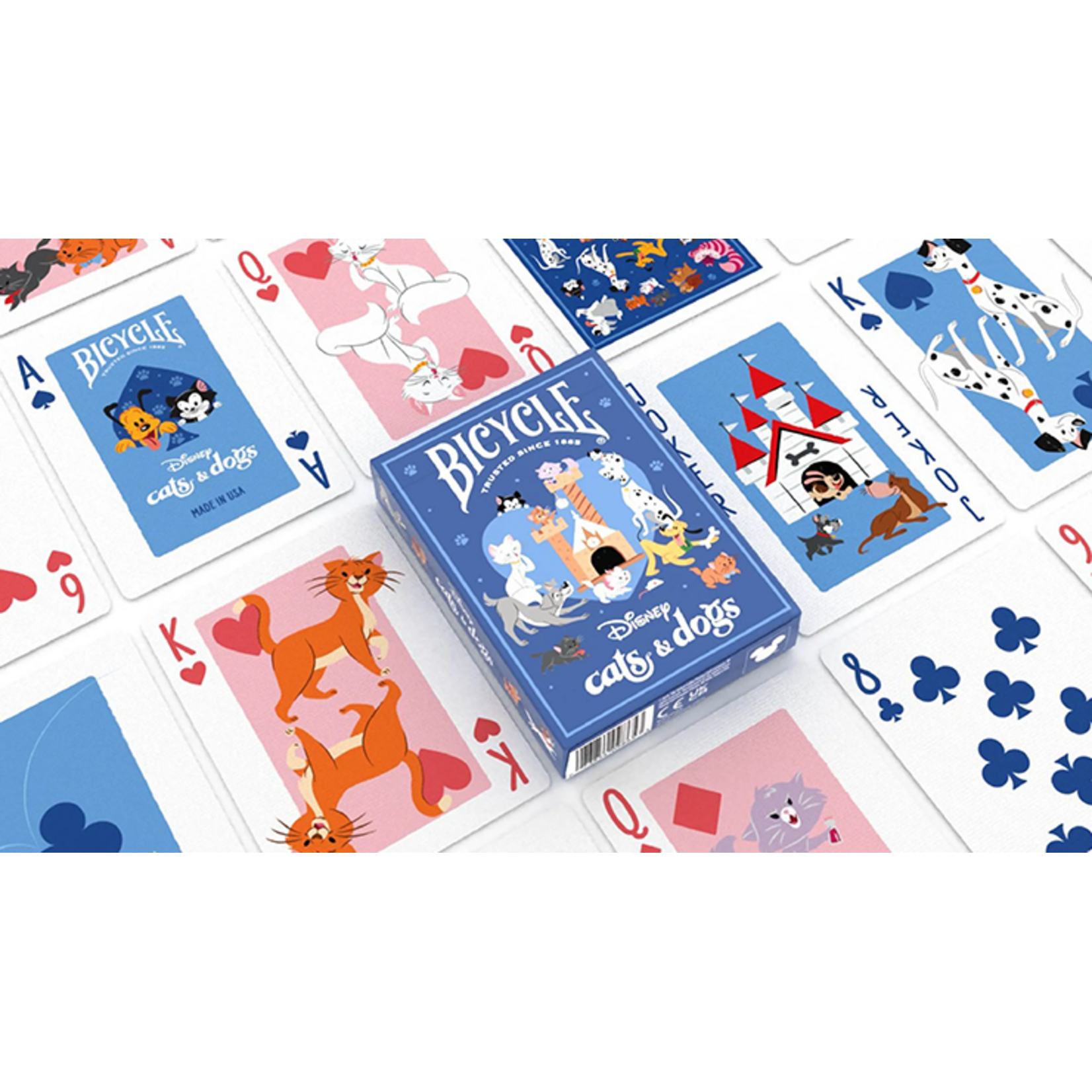 Bicycle Bicycle Disney Cats and Dogs Playing Cards by US Playing Card