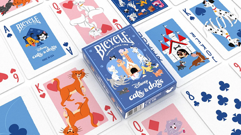 Bicycle Bicycle Disney Cats and Dogs Playing Cards by US Playing Card