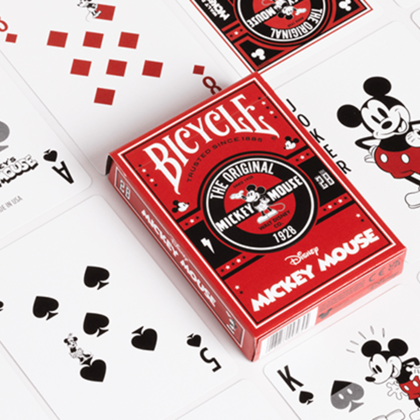 Bicycle Disney Classic Mickey Mouse (Red) Speelkaarten