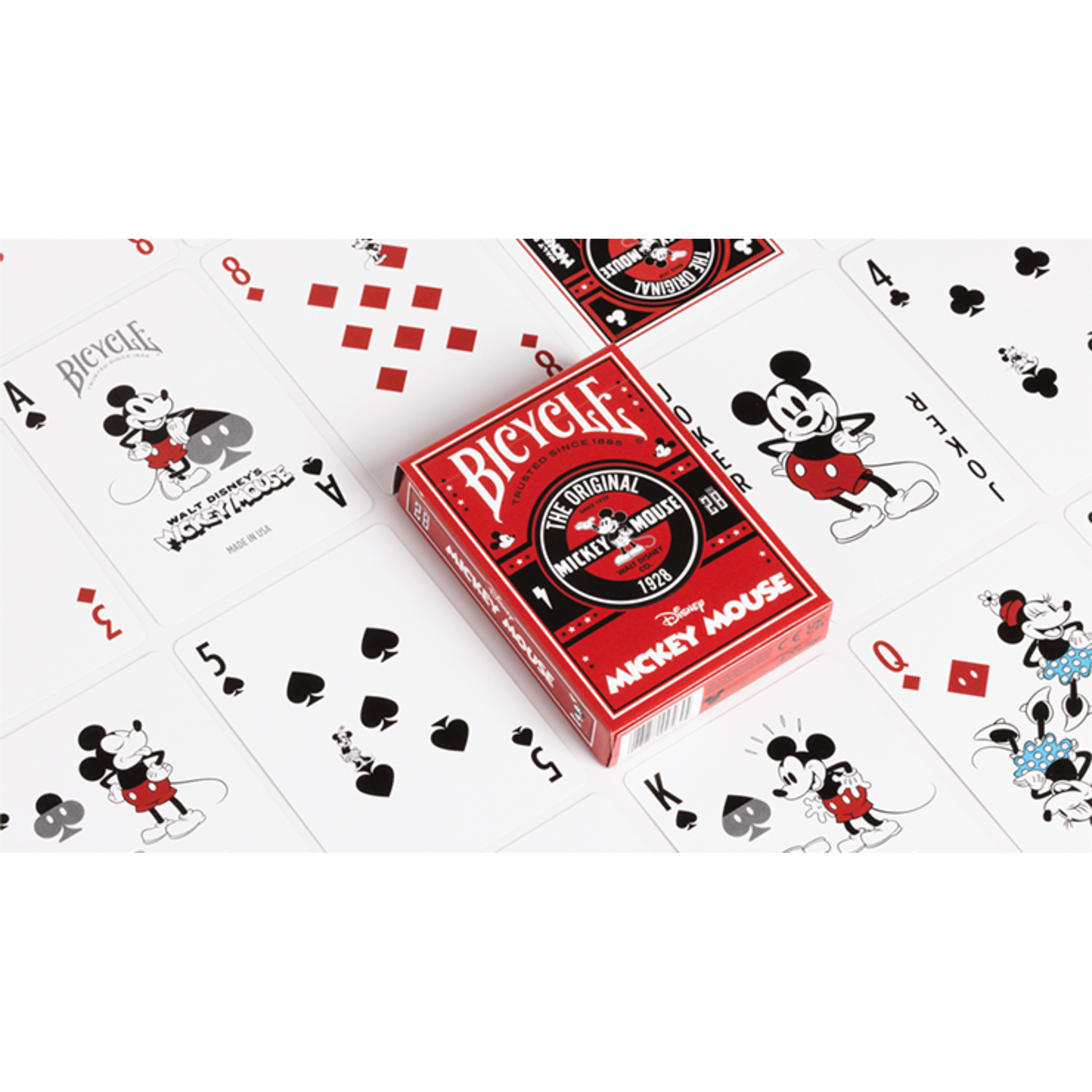 Bicycle Disney Classic Mickey Mouse (Red) Speelkaarten
