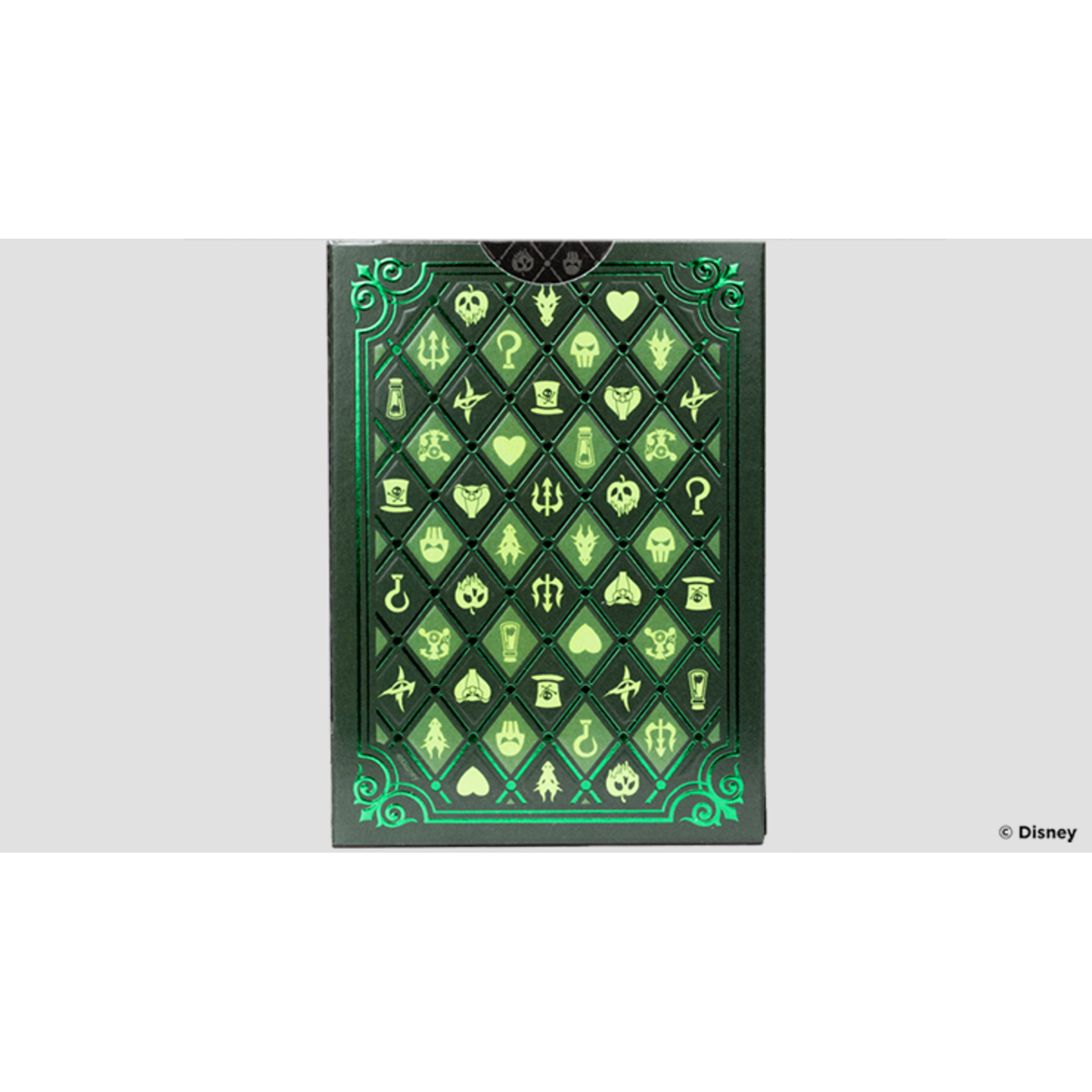 Bicycle Bicycle Disney Villains (Green) speelkaarten by US Playing Card Co.