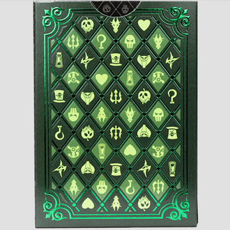 Bicycle Disney Villains (Green) speelkaarten by US Playing Card Co.