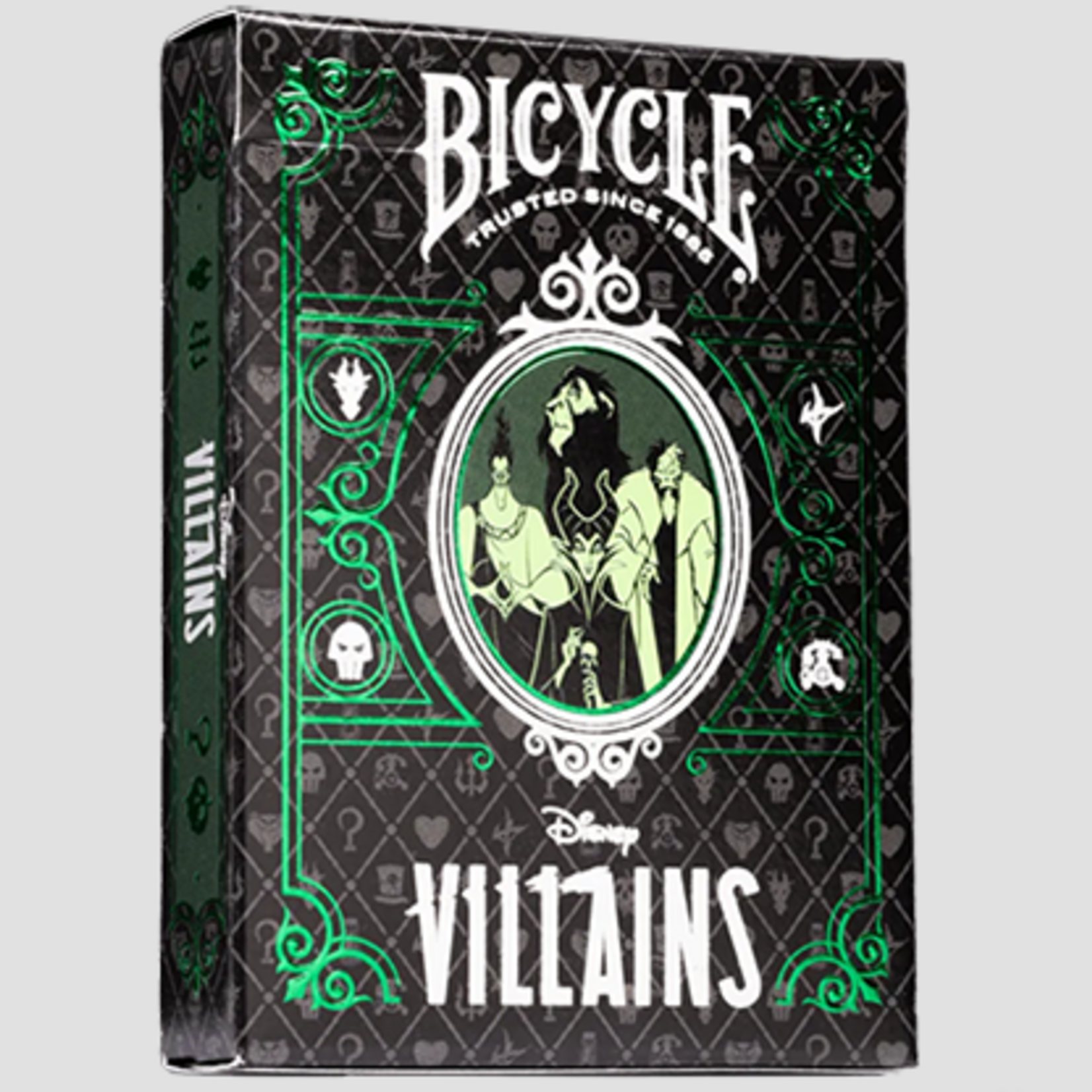 Bicycle Disney Villains (Green) speelkaarten by US Playing Card Co.