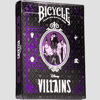 Bicycle Disney Villains (Purple) speelkaarten by US Playing Card Co.