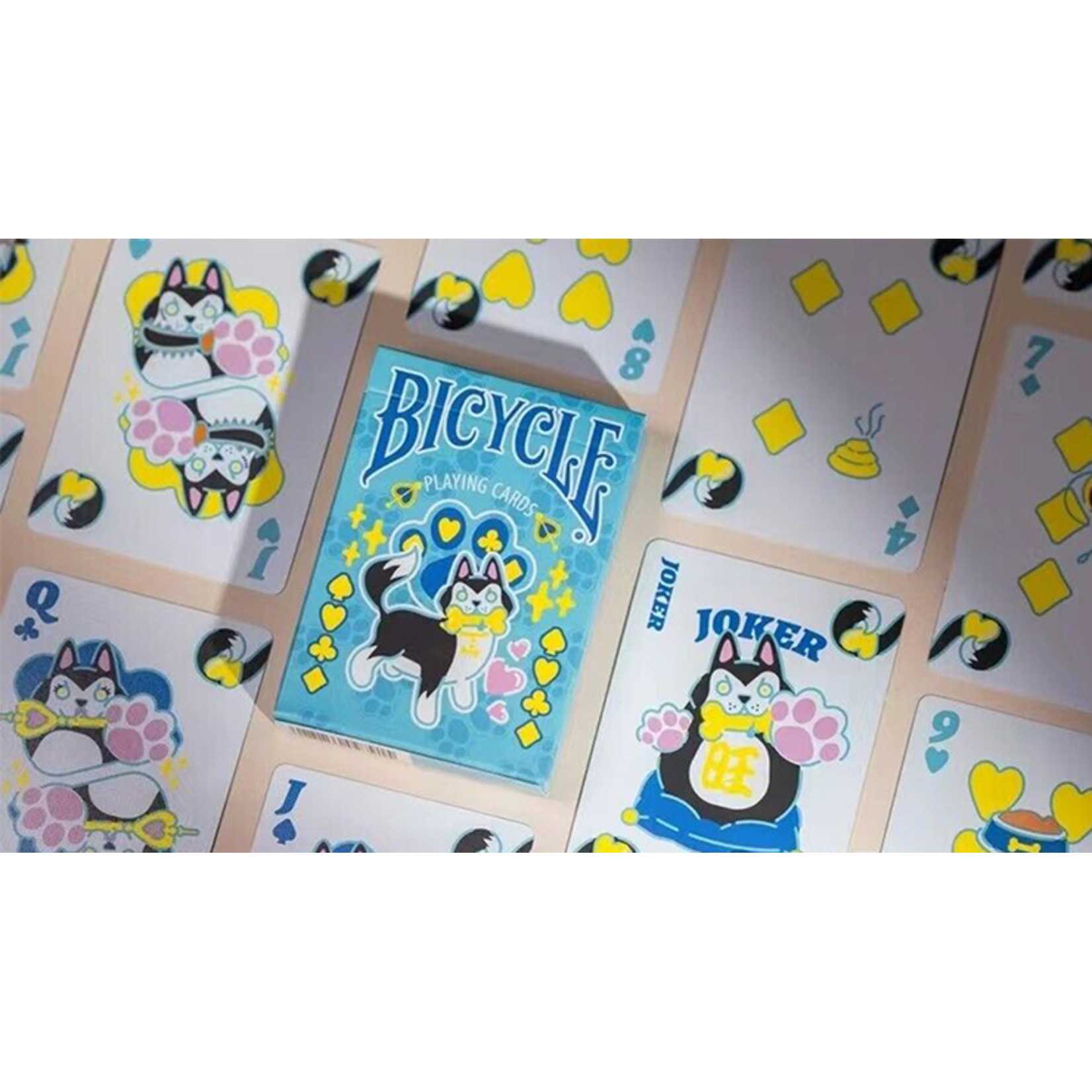 Bicycle Dog (Blue) Playing Cards by US Playing Card Co.