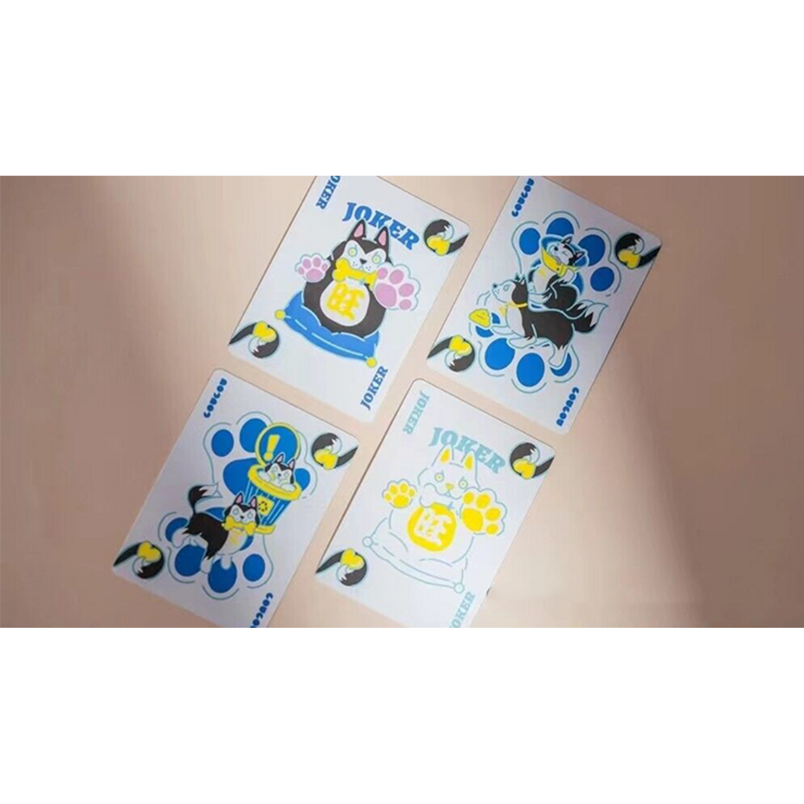 Bicycle Dog (Blue) Playing Cards by US Playing Card Co.