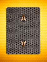 Bicycle Honeybee (Black) Speelkaarten