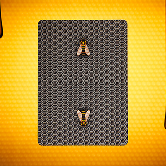 Bicycle Honeybee (Black) Speelkaarten