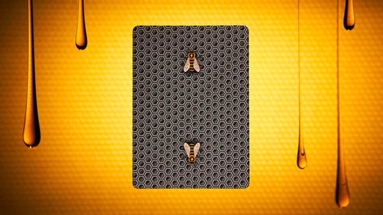 Bicycle Honeybee (Black) Speelkaarten