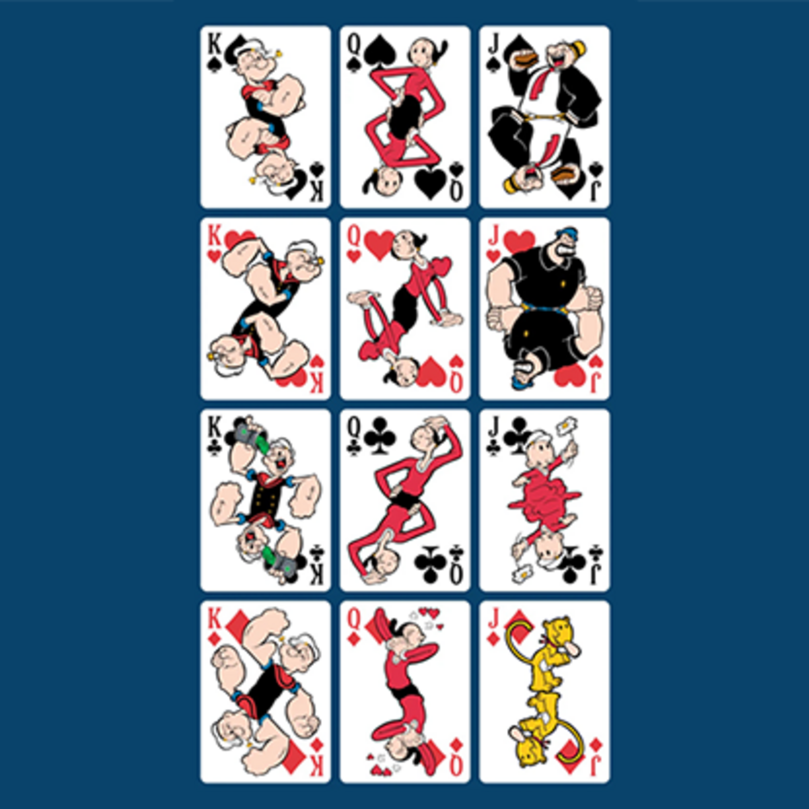 Bicycle Limited Edition Popeye The Sailor Man Playing Cards