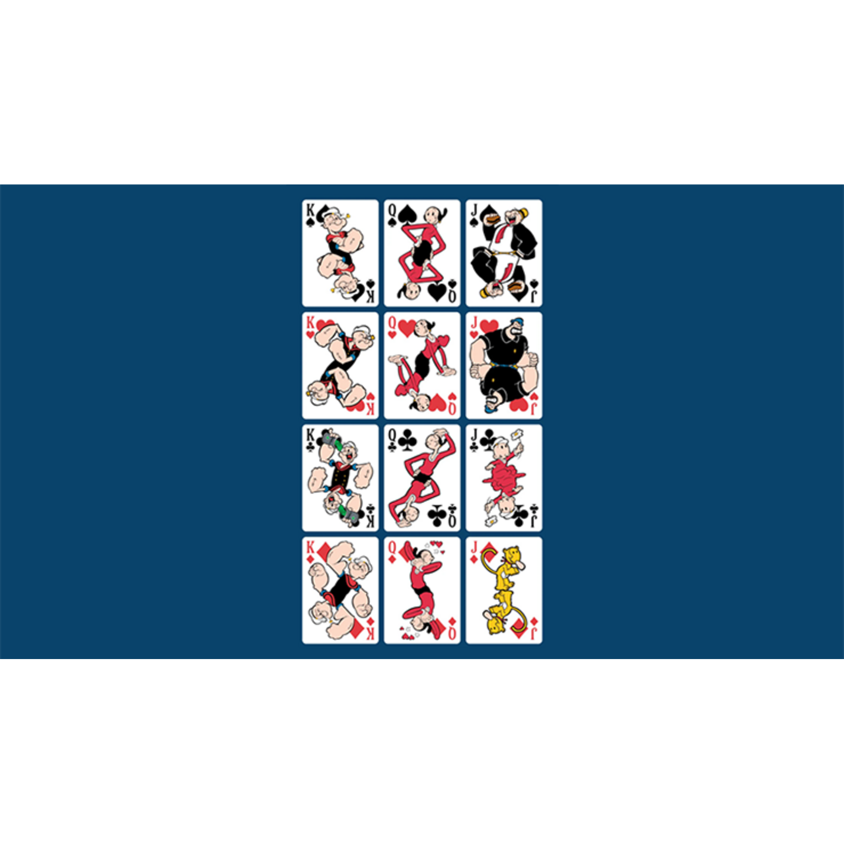 Bicycle Bicycle Limited Edition Popeye The Sailor Man Playing Cards