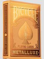 Bicycle Metalluxe Orange Speelkaarten