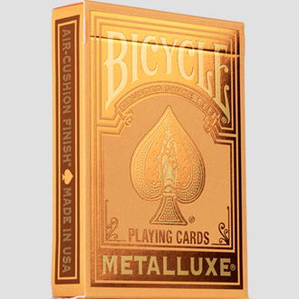 Bicycle Metalluxe Orange Speelkaarten
