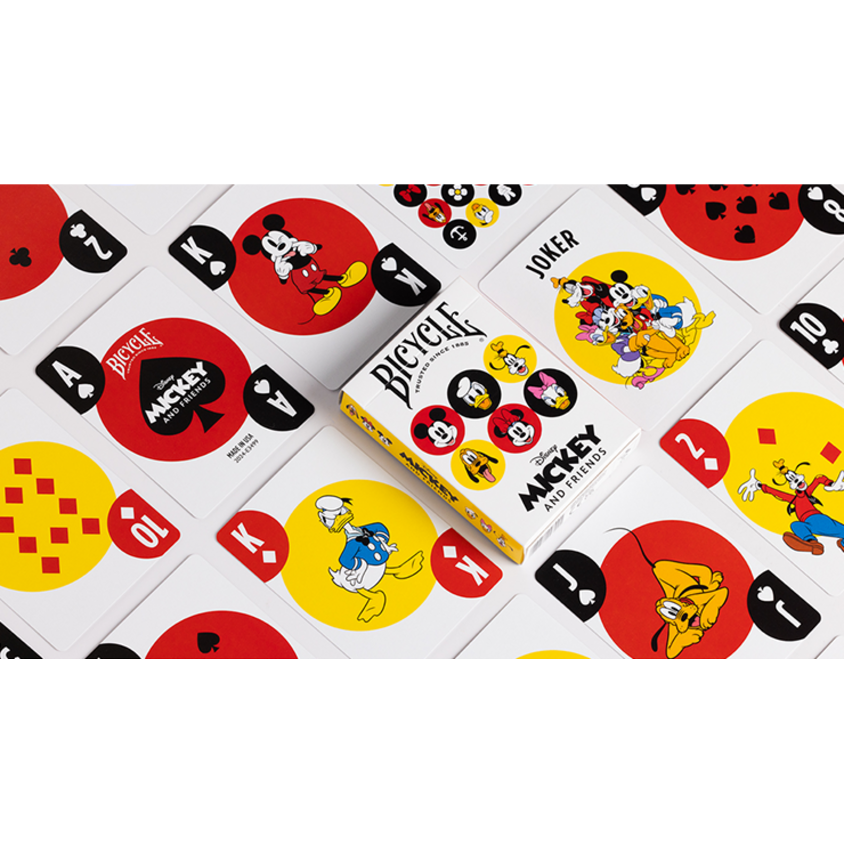 Bicycle Mickey and Friends Playing Card by US Playing Cards