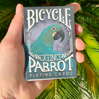 Bicycle Parrot Extinct Playing Cards
