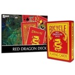 Magic Makers Bicycle red dragon deck
