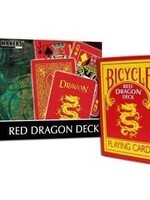 Magic Makers Bicycle red dragon deck