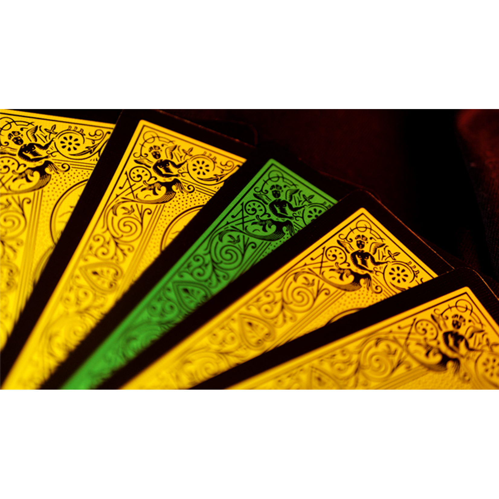 Bicycle Reverse (Yellow) Playing Cards