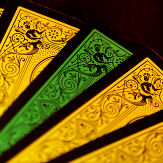 Bicycle Reverse (Yellow) Playing Cards