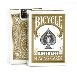 Bicycle rider back standaard goud