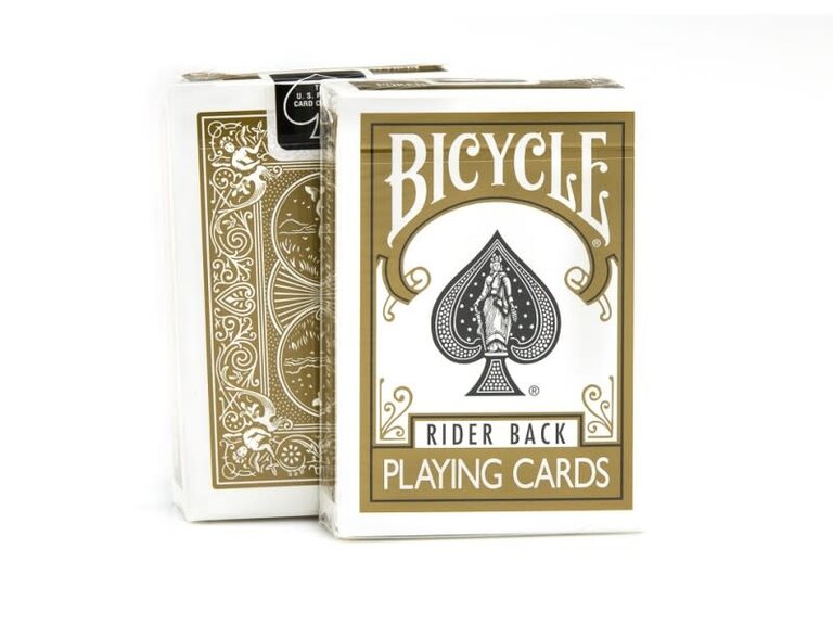 Bicycle rider back standaard goud