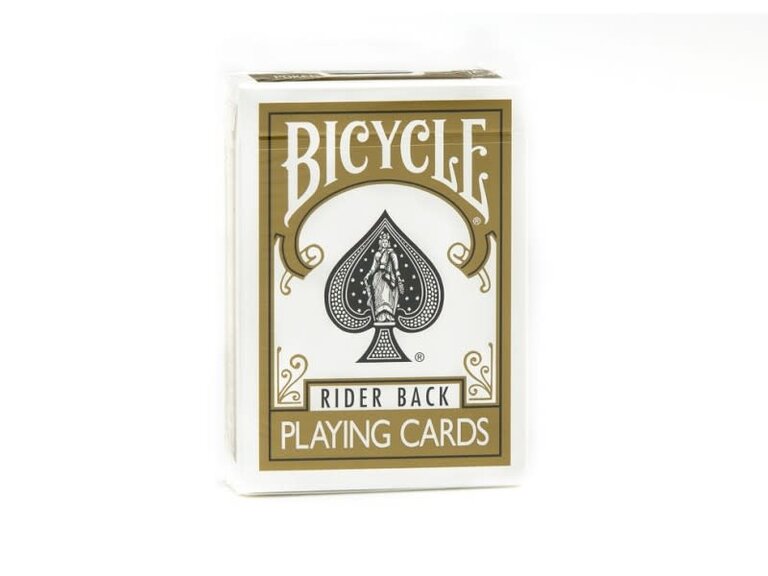 Bicycle rider back standaard goud