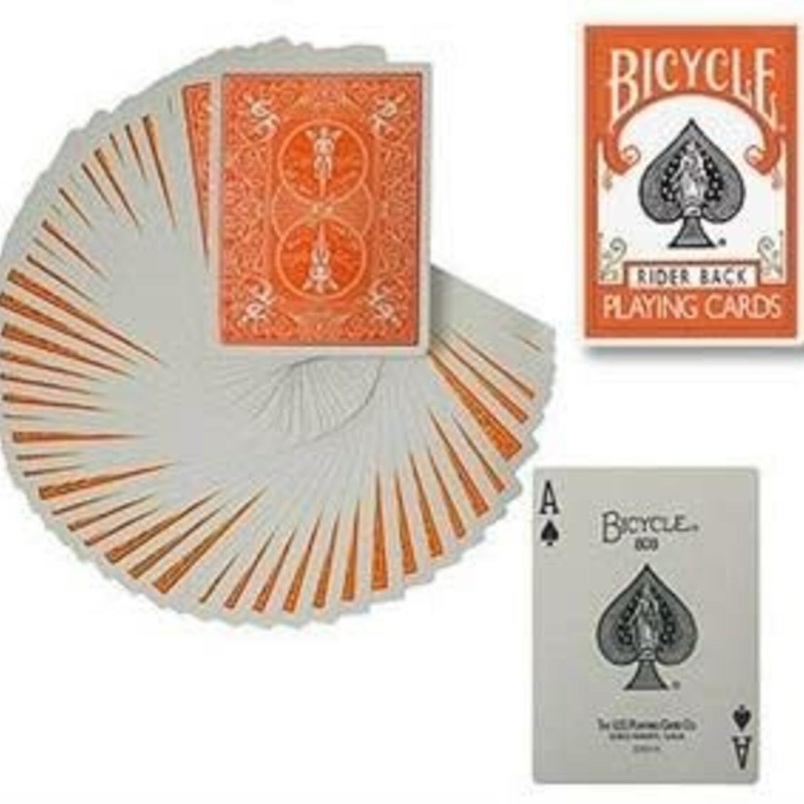 Bicycle rider back standaard oranje