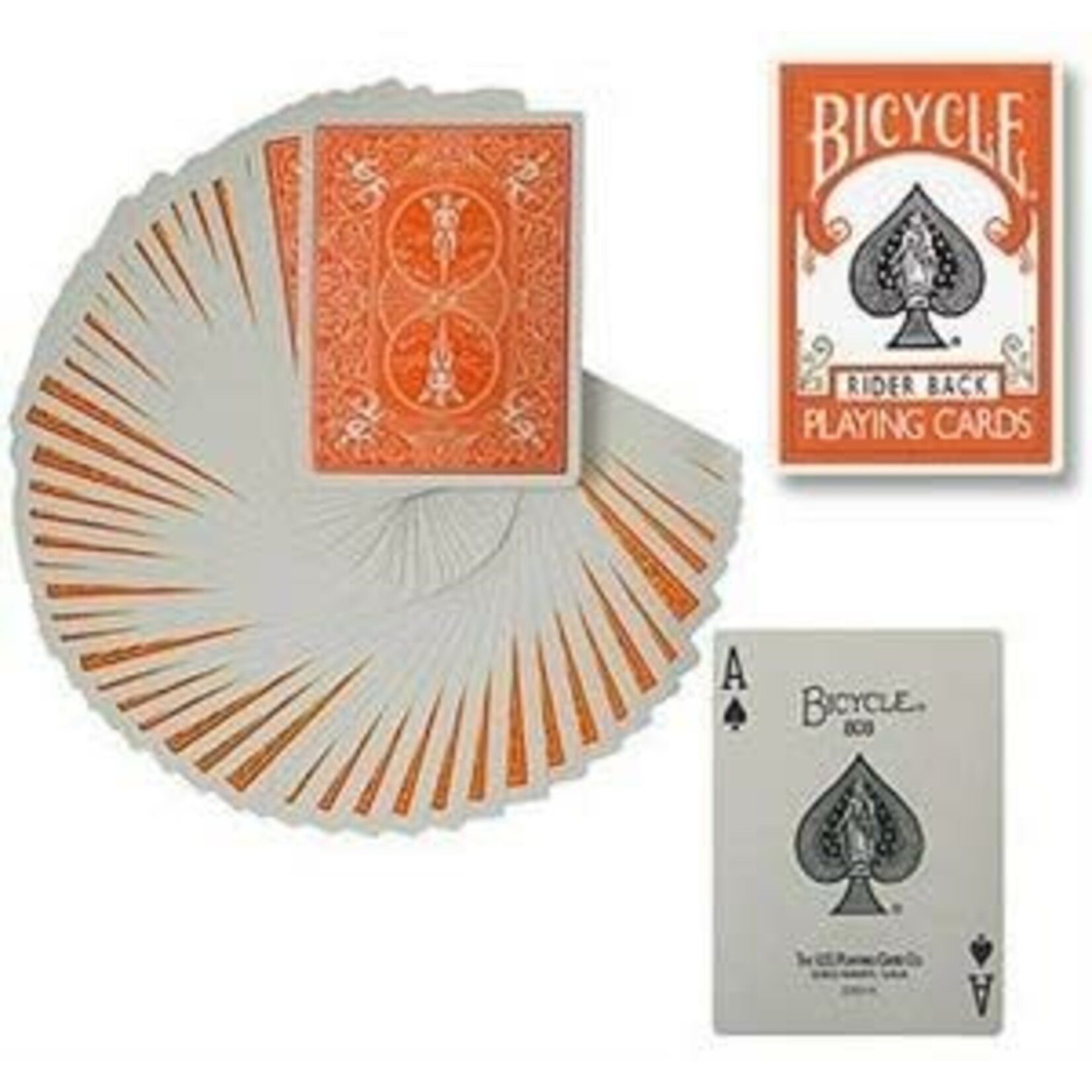 Bicycle rider back standaard oranje