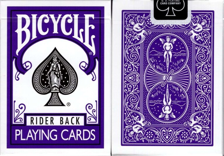 Bicycle rider back standaard paars