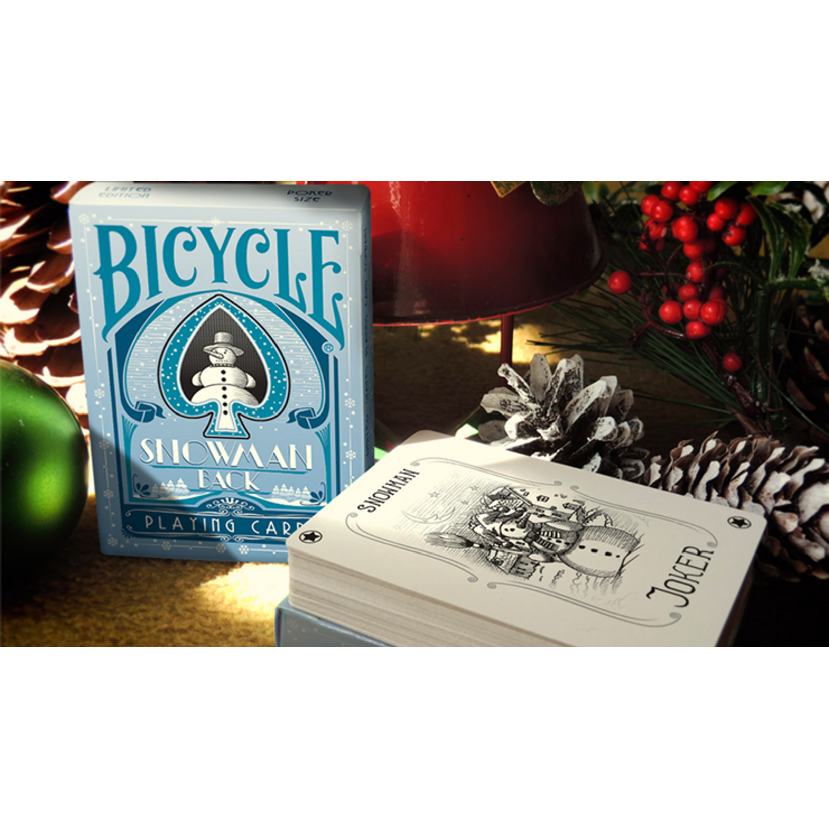 Bicycle Bicycle Snowman (Blue) Speelkaarten