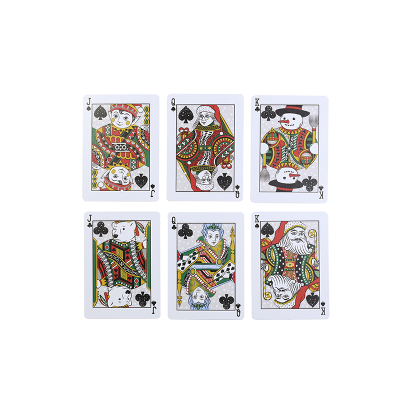 Bicycle Snowman (Rood) Playing Cards