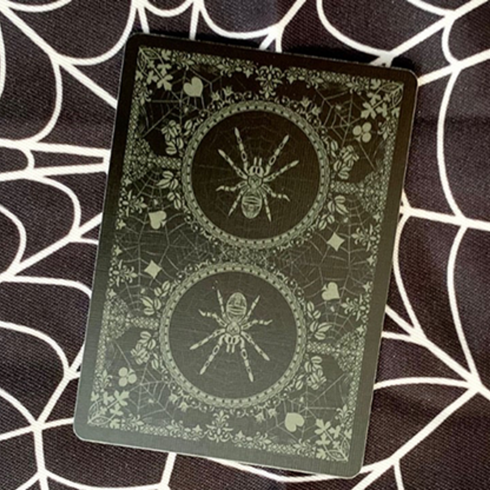 Bicycle Spider (Green) Playing Cards