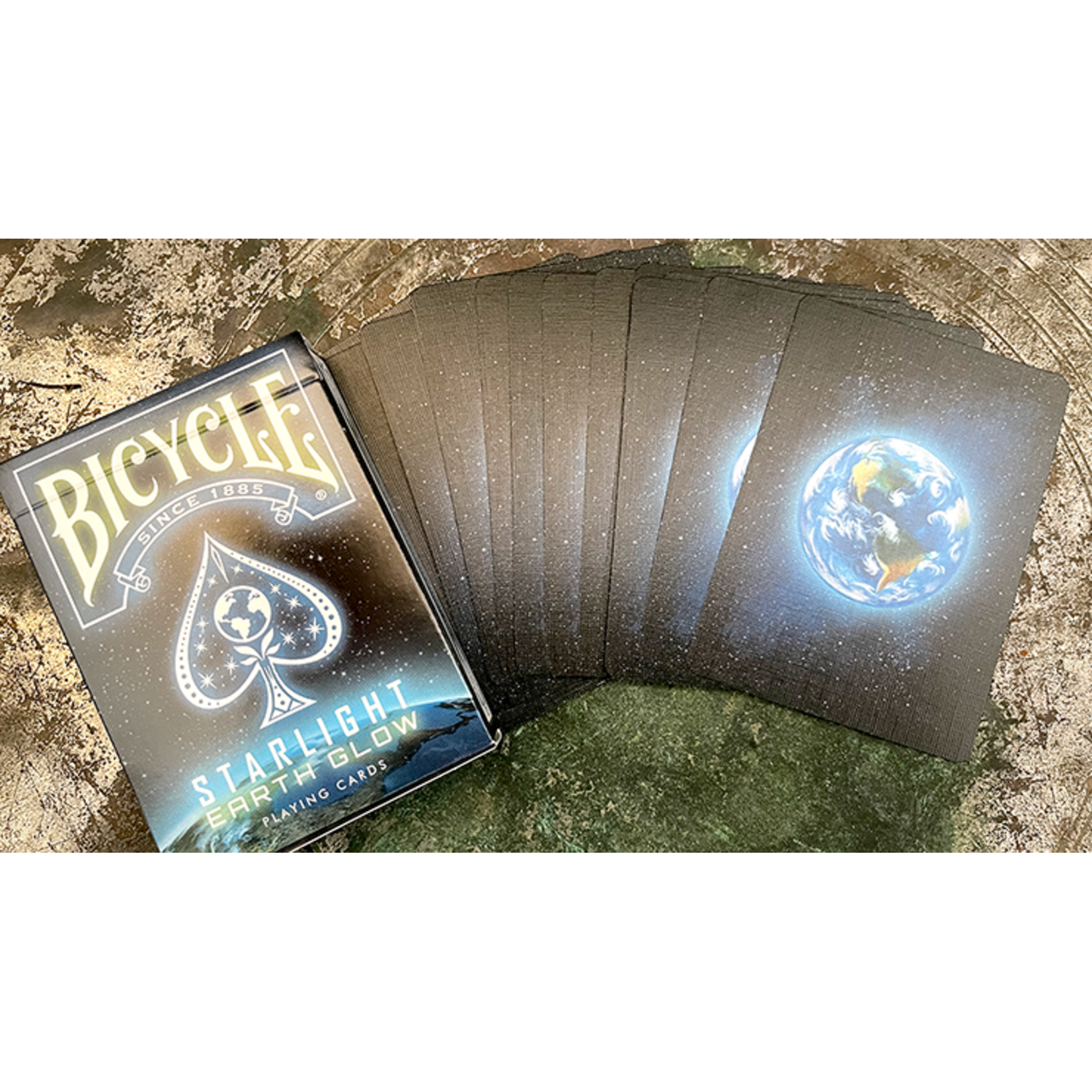 Bicycle Starlight Earth Glow Speelkaarten