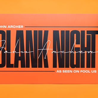 Blank Night 2025 Edition (Orange) by John Archer