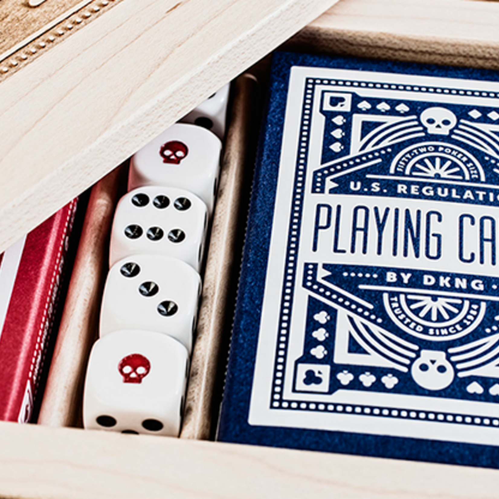 Blue Wheel Playing Cards (DKNG) by Art of Play