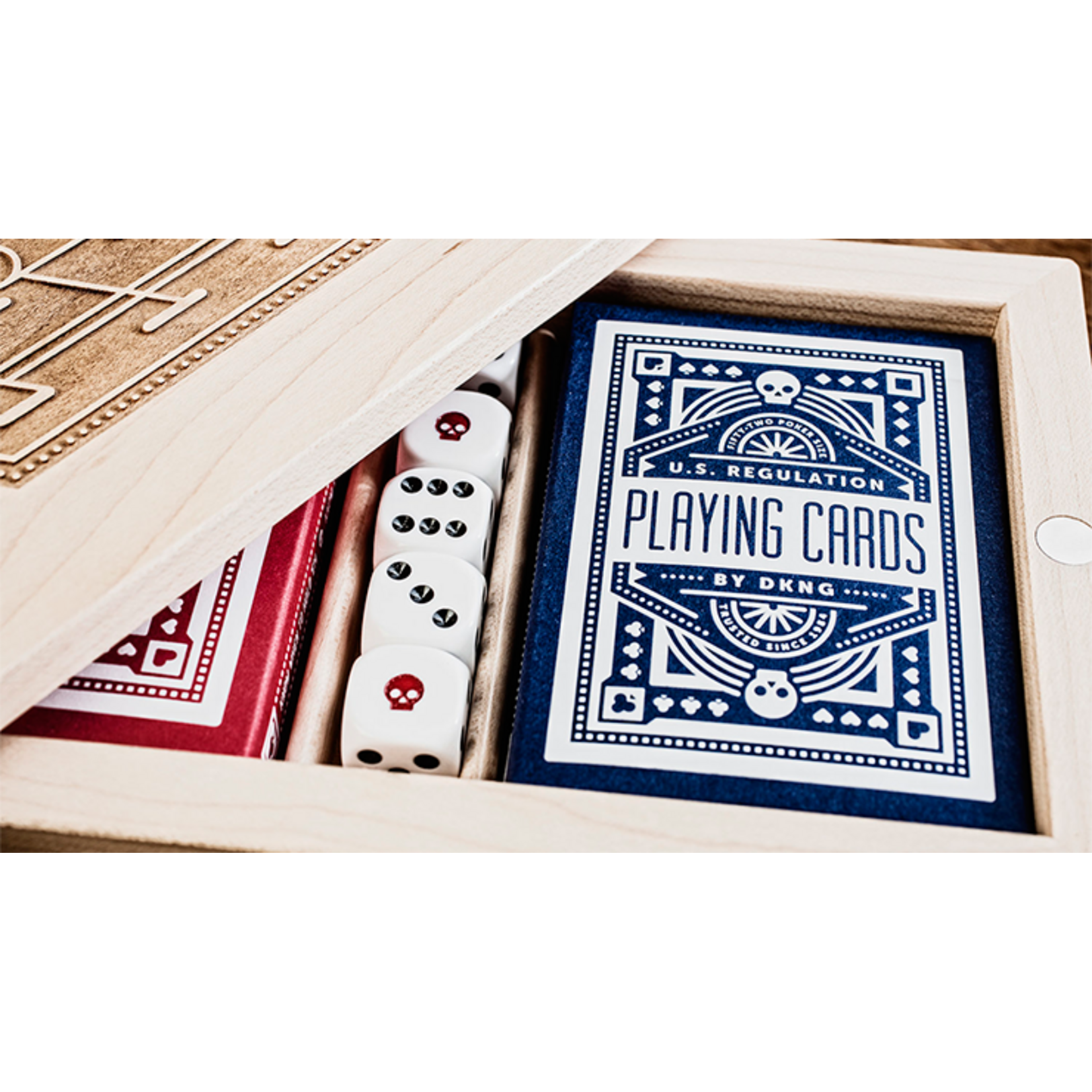 Blue Wheel Playing Cards (DKNG) by Art of Play