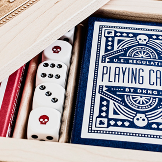 Blue Wheel Playing Cards (DKNG) by Art of Play