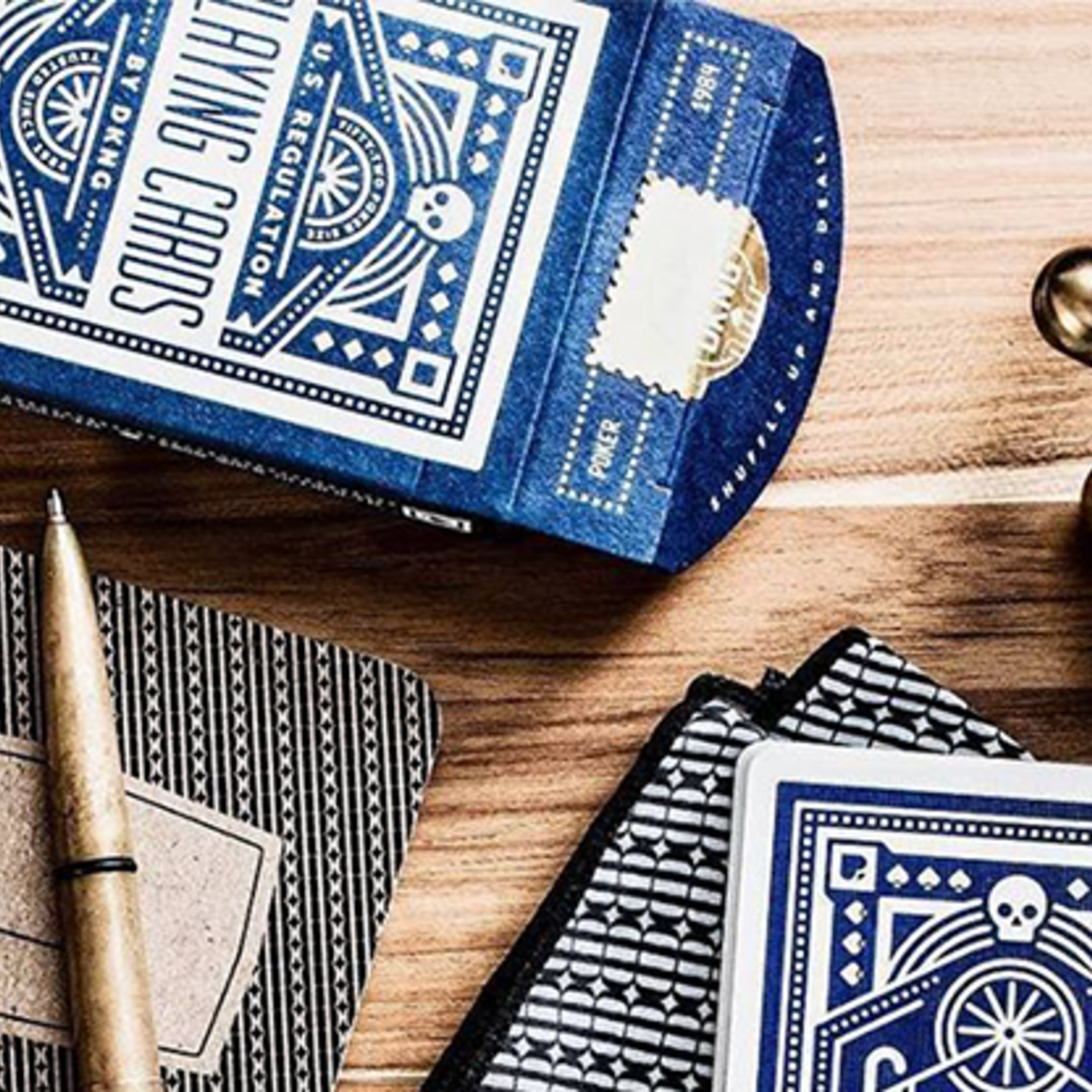 Blue Wheel Playing Cards (DKNG) by Art of Play