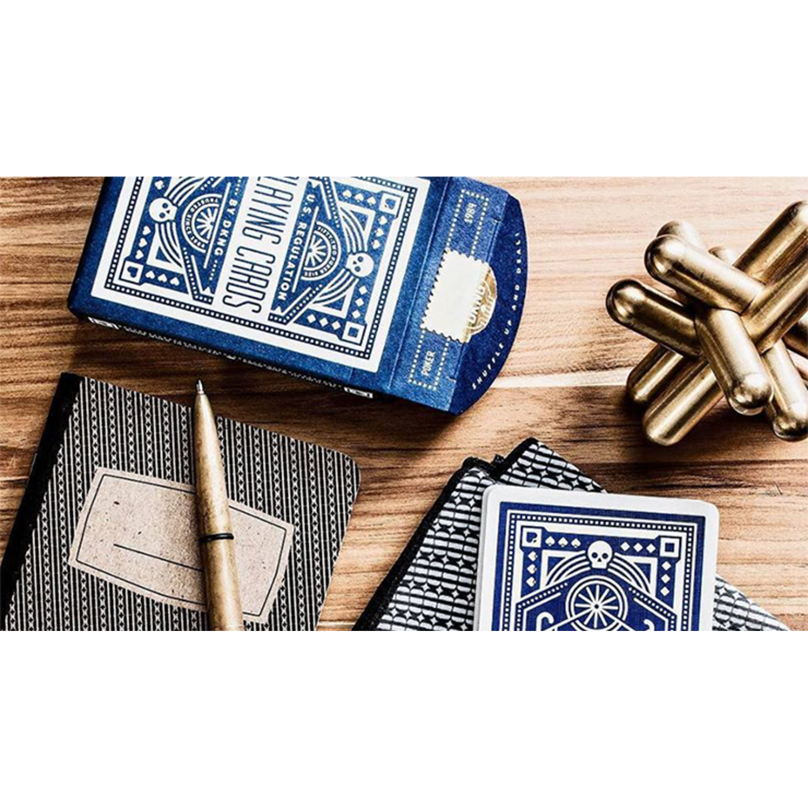Blue Wheel Playing Cards (DKNG) by Art of Play