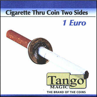 Cigarette Through 1 Euro dubbelzijdig