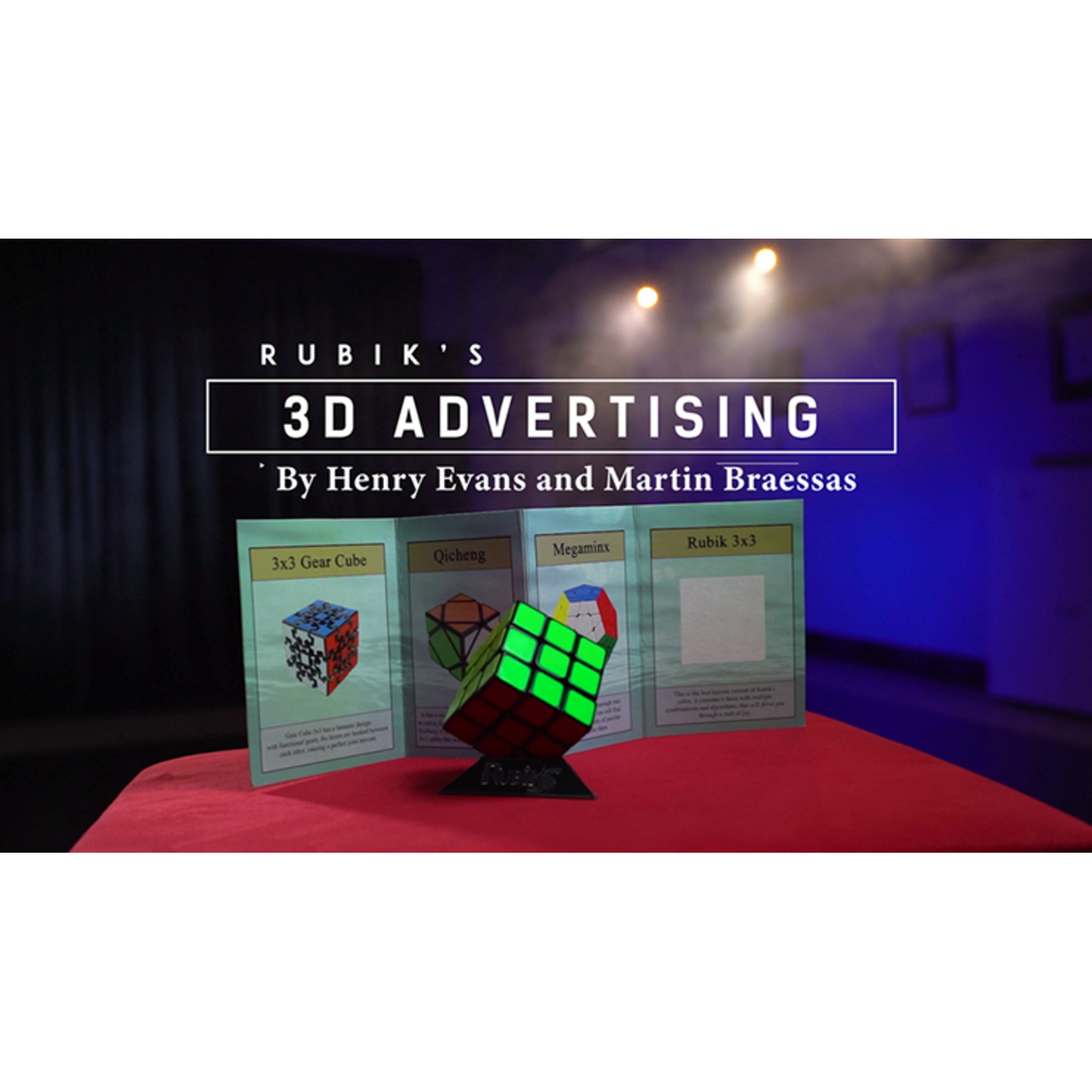 Cube 3D Advertising by Henry Evans and Martin Braessas