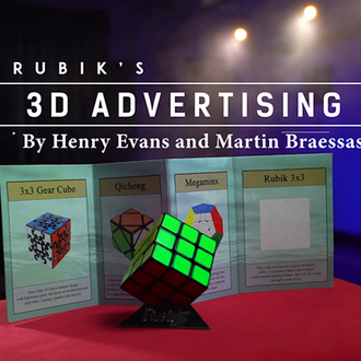 Cube 3D Advertising by Henry Evans and Martin Braessas