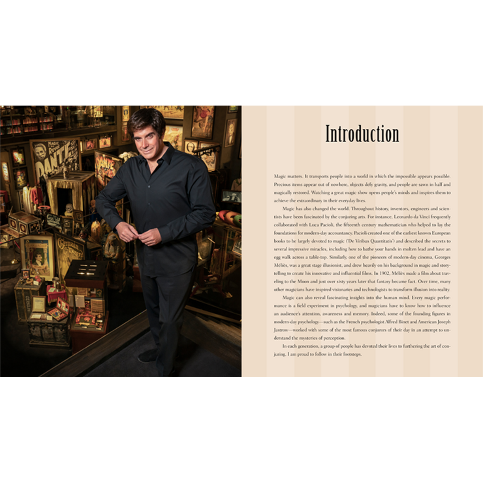 David Copperfield's History of Magic book