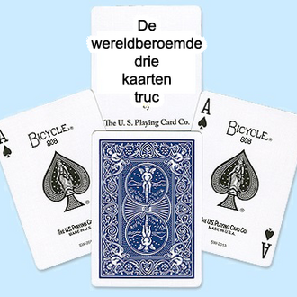 De 3 kaarten truc