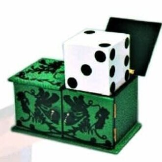 Die box - dobbelsteenkast groen